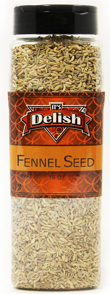 Whole Fennel Seeds All Natural By Its Delish, (15 Oz. Large Jar)