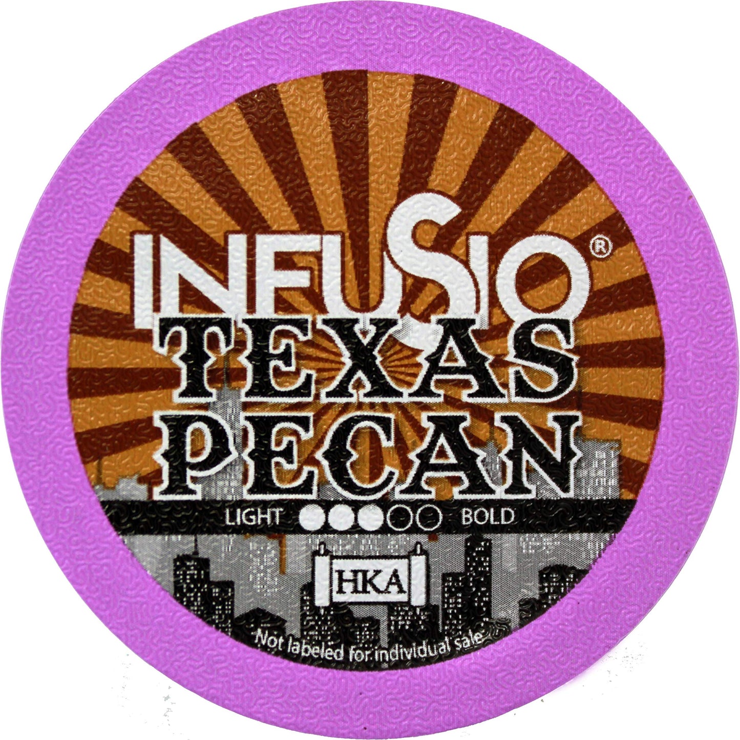 InfuSio Texas Pecan Coffee Pods, Compatible with Keurig K Cup, 96 Count, Single Serve
