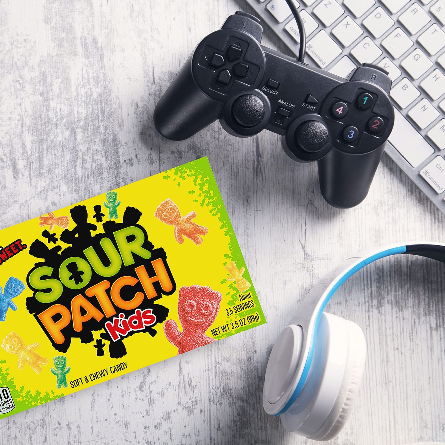 SOUR PATCH KIDS Soft & Chewy Candy, 12 - 3.5 oz Boxes