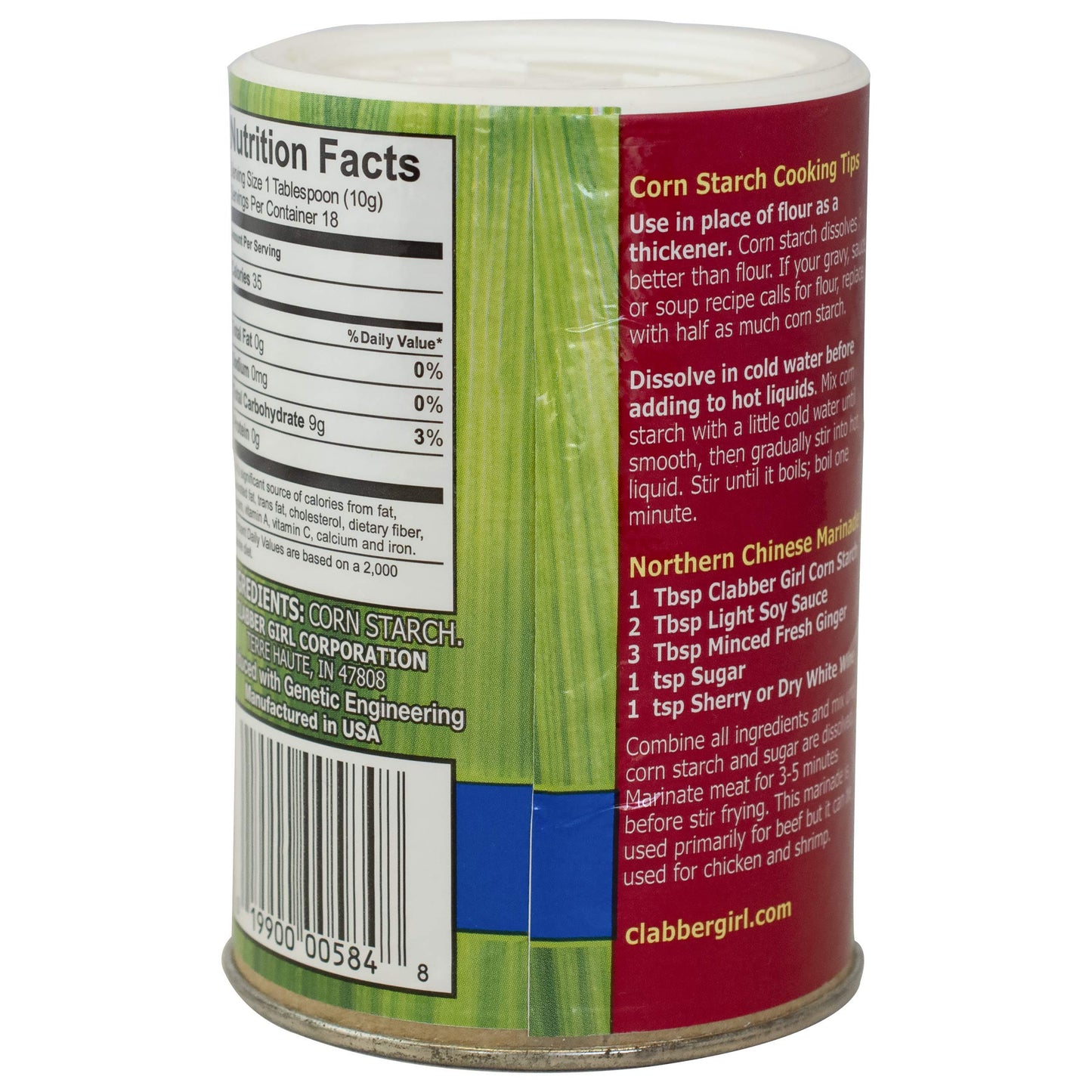 Clabber Girl Gluten-Free Corn Starch, 6.5 Ounce