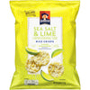 Quaker Rice Crisps, Sea Salt & Lime, 6.06 oz Bag, Pack of 6 (Packaging May Vary)