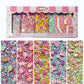 Confect Ocean-Themed Sprinkles Set - 5 Assorted Pastel Edible Sea Shell, Mermaid, starfishes & fish Sprinkle Mixes for Cake, Cup