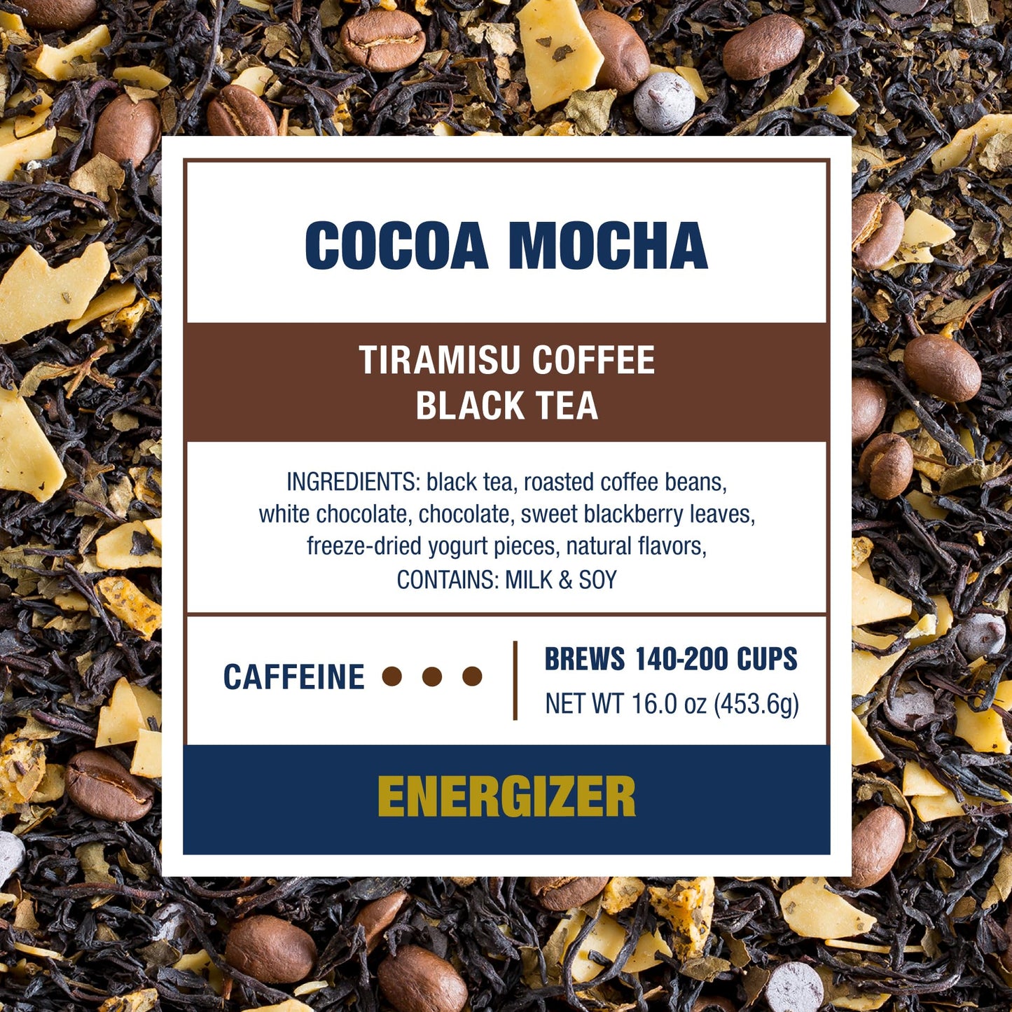 Tiesta Tea - Cocoa Mocha | Loose Leaf | Tiramisu Coffee Black Tea | Premium Blend | High Caffeinated Holiday | Make Hot Or Iced