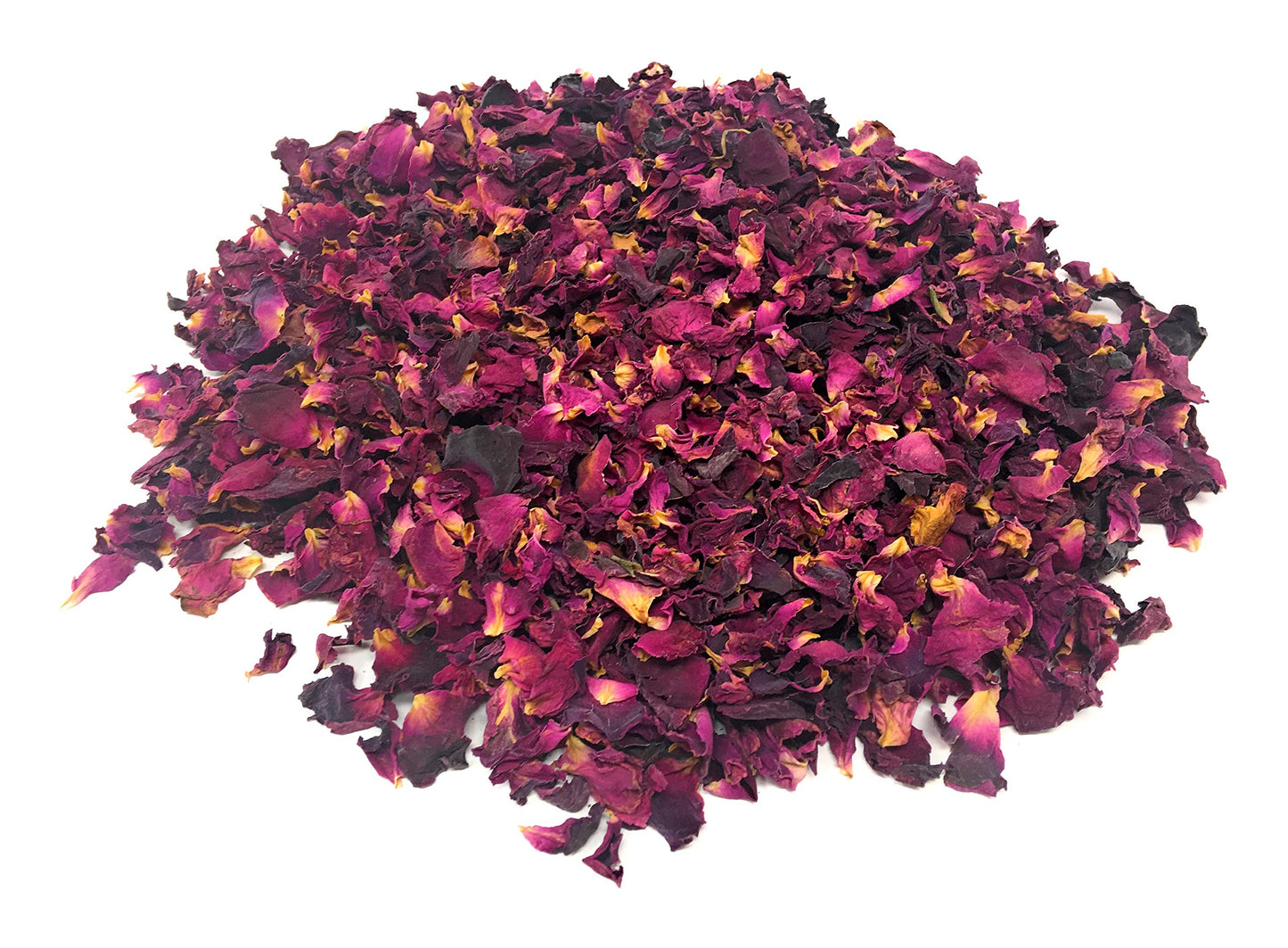 Naturegrail Red Rose Petals - Edible Dried Flower Petals for Tea & Decoration - 0.35oz