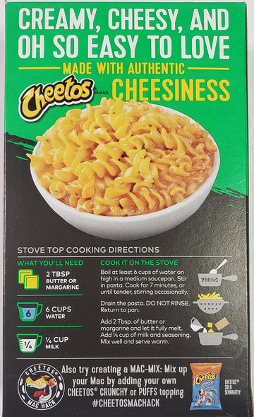 Cheetos Mac 'N Cheese 5.7 oz / 164 g, Cheesy Jalapeno, 3 Pack_AB