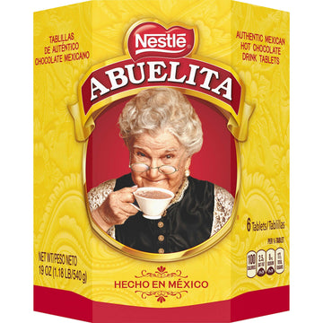 Nestle Abuelita Hot Chocolate Tablets, 19 Ounce, Mexican Style, Rich Flavor, Pack of 1