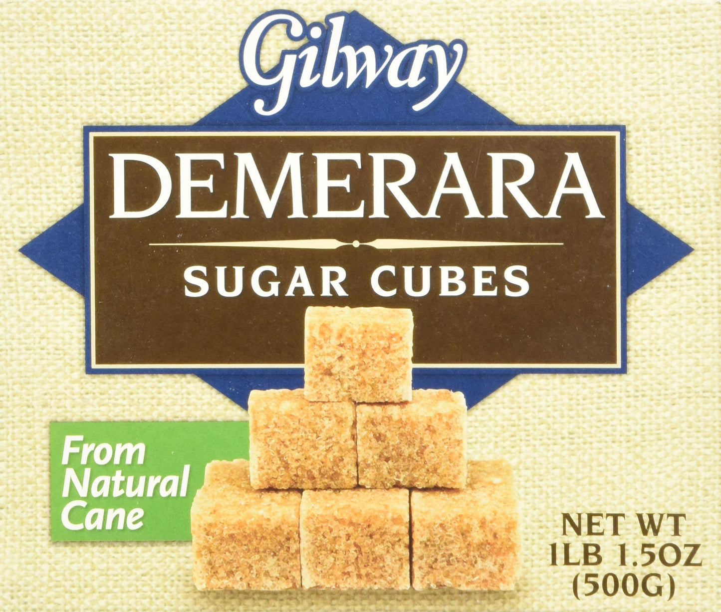 Gilway Demerara Sugar Cubes , 1.50 Ounce (Pack of 2)