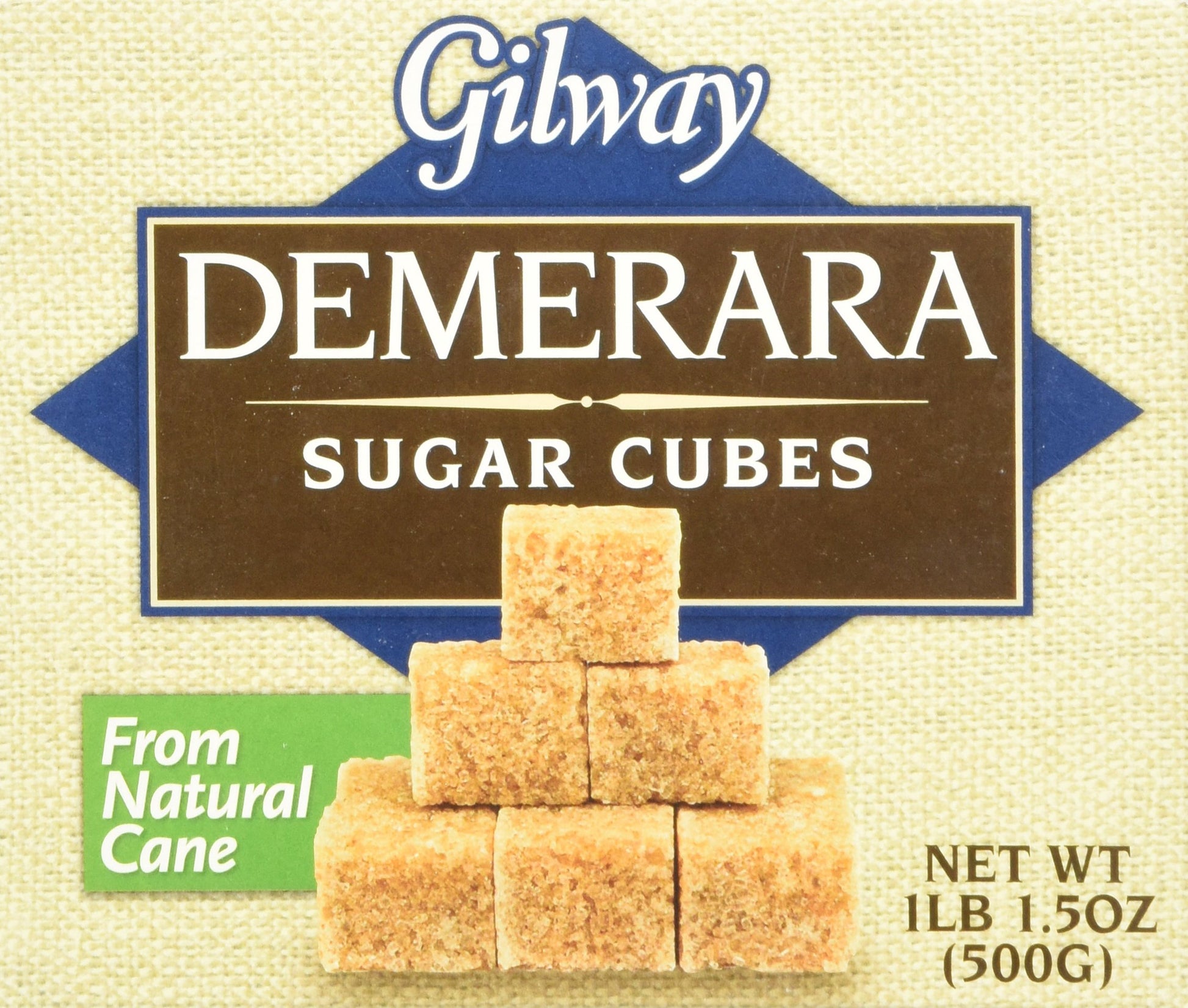 Gilway Demerara Sugar Cubes , 1.50 Ounce (Pack of 2)