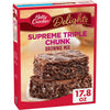 Betty Crocker Delights Supreme Triple Chunk Brownie Mix, 17.8 Oz