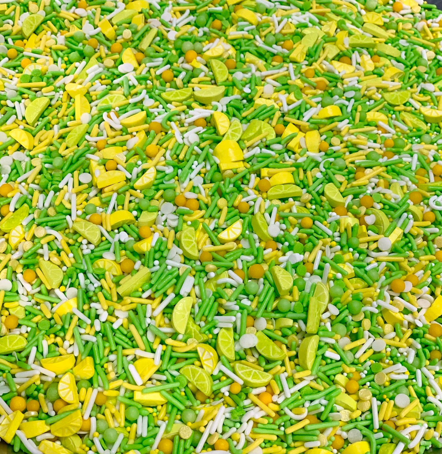 Cool Mom Sprinkles Lemon Lime Sprinkles (4 Oz.) - Fiesta Themed Sprinkles For Decorating Margarita Cakes, Cupcakes, Cookies & De