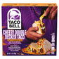 Taco Bell Cheesy Double Decker Taco Dinner Kit with 6 Soft Tortillas, 6 Crunchy Taco Shells, Velveeta Cheese Sauce & Seasoning,