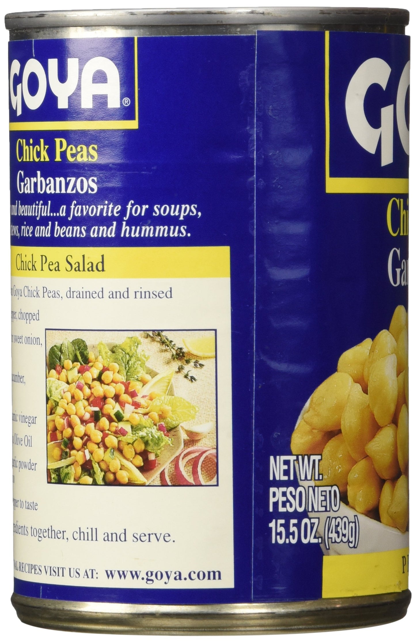 Goya Foods Chick Peas, 15.5 Ounce (Pack of 24)