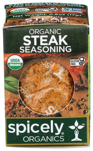 Organic Rib Eye Steak Seasoning - Compact