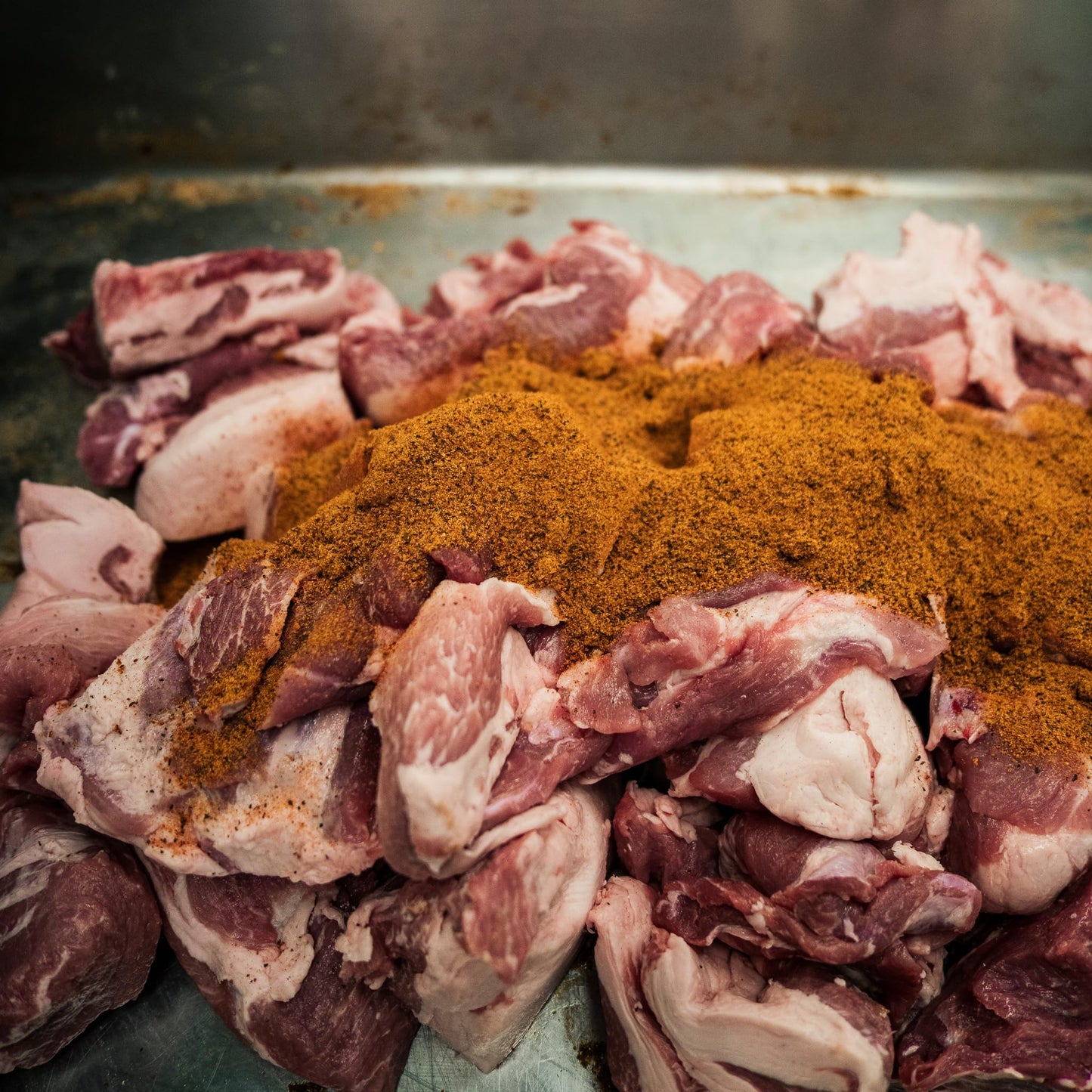 BEARDED BUTCHER HOT BRATWURST DIY KIT - Spicy Habanero & Blue Cheese, 60 oz, Includes Seasoning & Collagen Casings for 25 lbs of