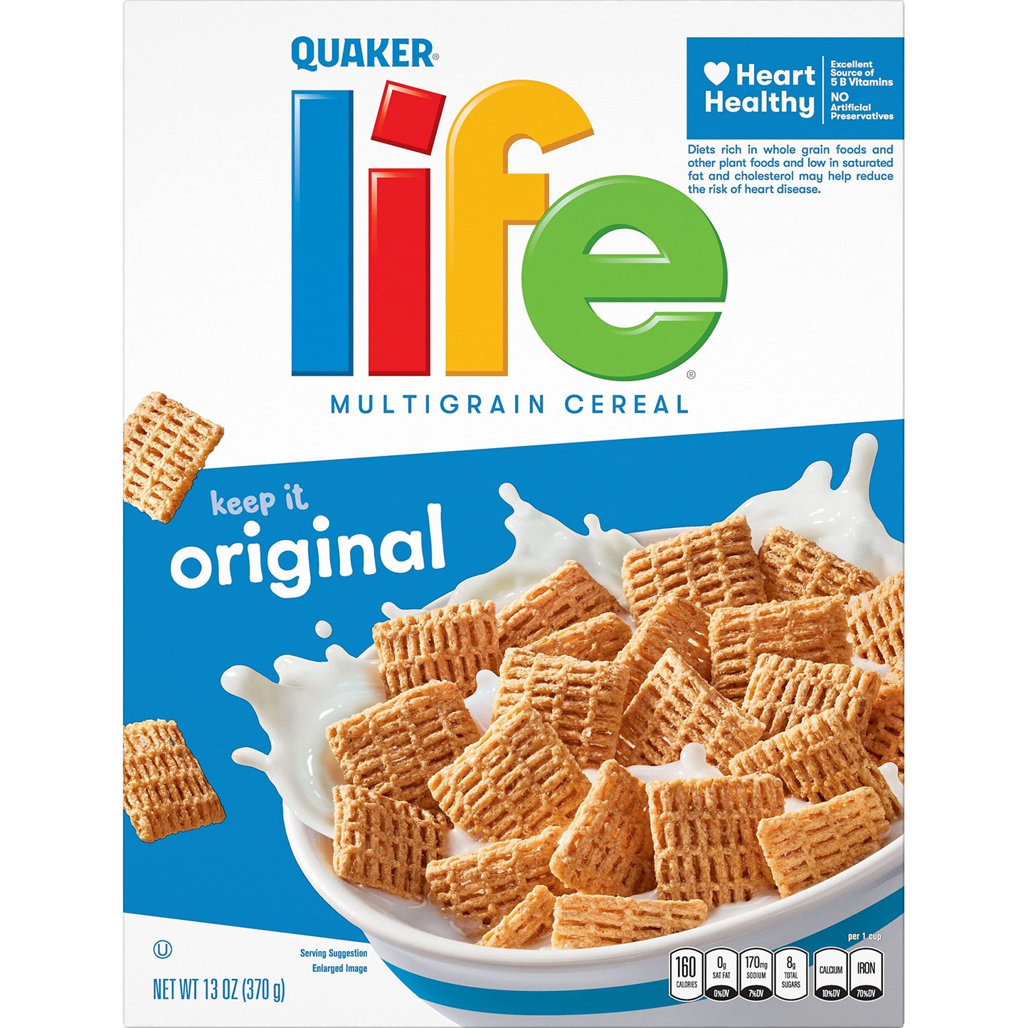 Quaker Life Cereal, Original 13 Ounce (Pack of 1)