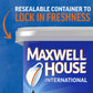 Maxwell House International Suisse Mocha Decaf Instant Coffee Mix, Sugar Free, 4 oz Canisters, 4 Pack - Café-Style Beverage