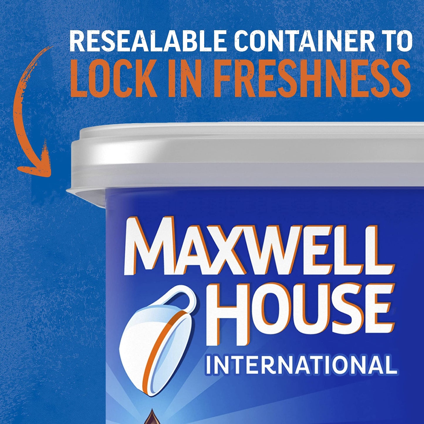 Maxwell House International Suisse Mocha Decaf Instant Coffee Mix, Sugar Free, 4 oz Canisters, 4 Pack - Café-Style Beverage