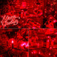 Hopolon Red Christmas Mini String Lights 2 Set 50Count 13Feet Incandescent Bulb Mini String Lights Waterproof For Indoor Outdoor