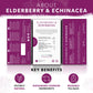 Nutra Tea - Elderberry & Echinacea Tea | Elderberry Tea - Immunity Tea | Immune Tea - 20 Tea Bags - Herbal Tea