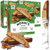 Nonni'S Toffee Almond Biscotti Italian Cookies - 3 Boxes Biscotti Cookies W/English Toffee Bits - Biscotti Individually Wrapped