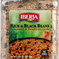 Iberia Rice & Black Beans, 3.4 Lb., Completely Seasoned & Ready To Cook, Nutritious & Delicious Rice And Beans