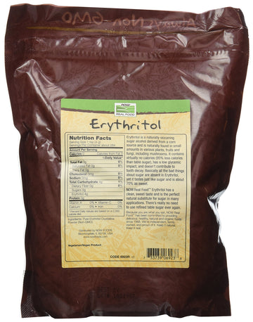 Now Foods Erythritol Natural Sweetener, 40 Ounce (Pack Of 2)