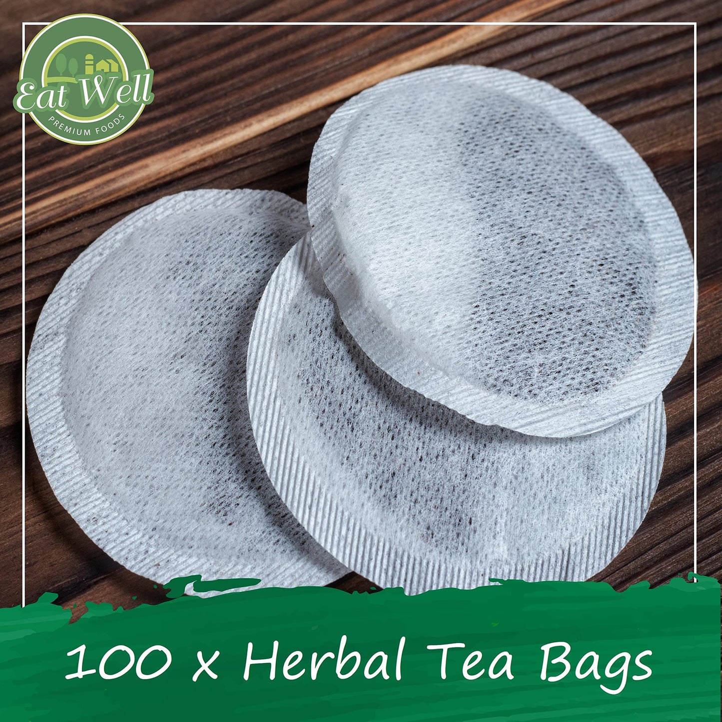 Eat Well Premium Foods Fennel Tea Bags, 100 Bags Bulk Size 7 Oz, 100% Natural Fennel Leaves Tea, Tea For Home Or Office, Herbal