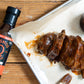 Kosmos Q Peach Habanero BBQ Sauce - 15.5 Oz Bottle for BBQ & Marinades w/ Sweet and Spicy Flavor - Thick Barbecue Sauce for Tend