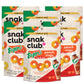 Snak Club Tajin Peach Rings, Sweet And Spicy Gummy Snacks, 11 Ounce (Pack Of 6)