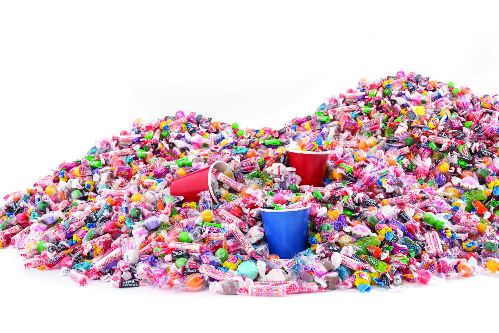 3000 Pieces, 30 Lbs, Bulk Candy Individually Wrapped For Parades, Pinata Candy Variety Pack, Carnival, Office Candy Mix, Candy B