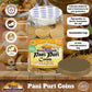 Rani Pani Puri Coins (Uncooked, Microwaveable Wheat Semolina Coins) 32oz (2lbs) 908g w/Pani Puri Masala (14-Spice Blend for Indi