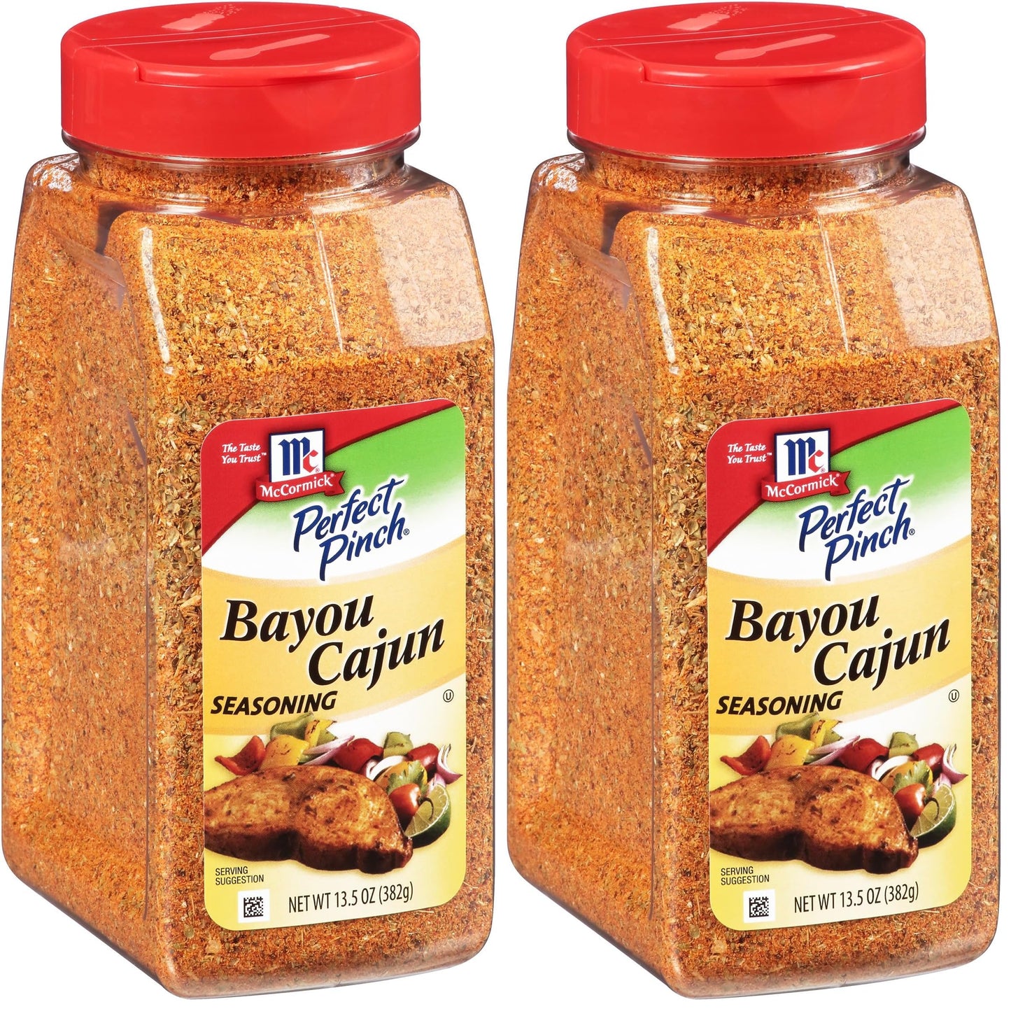 McCormick Perfect Pinch Bayou Cajun Seasoning, 13.5 oz (Pack of 2)