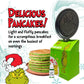 Ten Acre Gifts Dr Seuss The Grinch Pancake Mix and Pan Gift Set, Easy Instant Baking Mix with Round Frying Pan and Green Food Co
