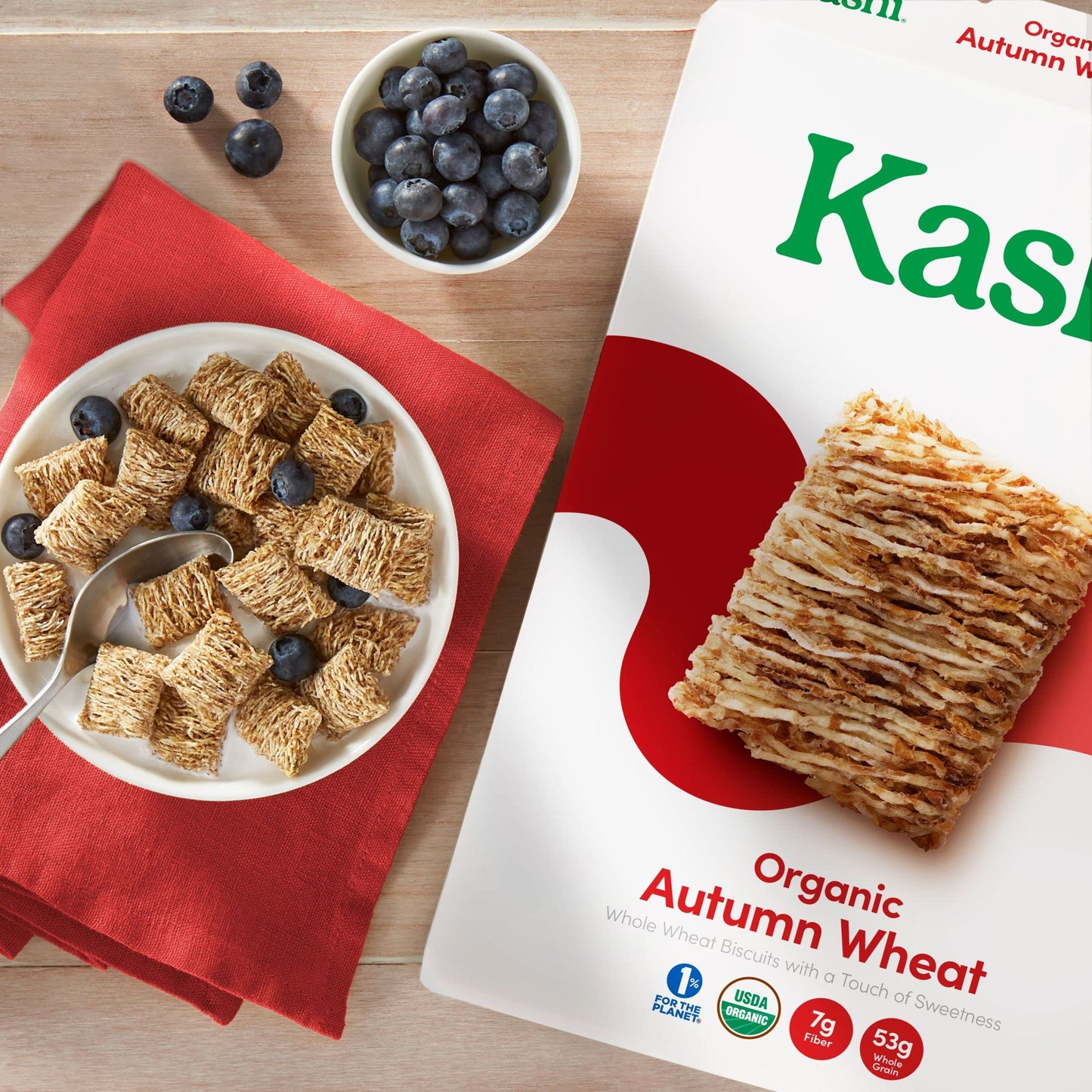 Kashi Go Cold Breakfast Cereal, Vegan Protein, Fiber Cereal, Peanut Butter Crunch, 13.2Oz Box (1 Box)