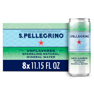 S.Pellegrino Sparkling Natural Mineral Water, 11.15 Fl Oz (pack of 8)