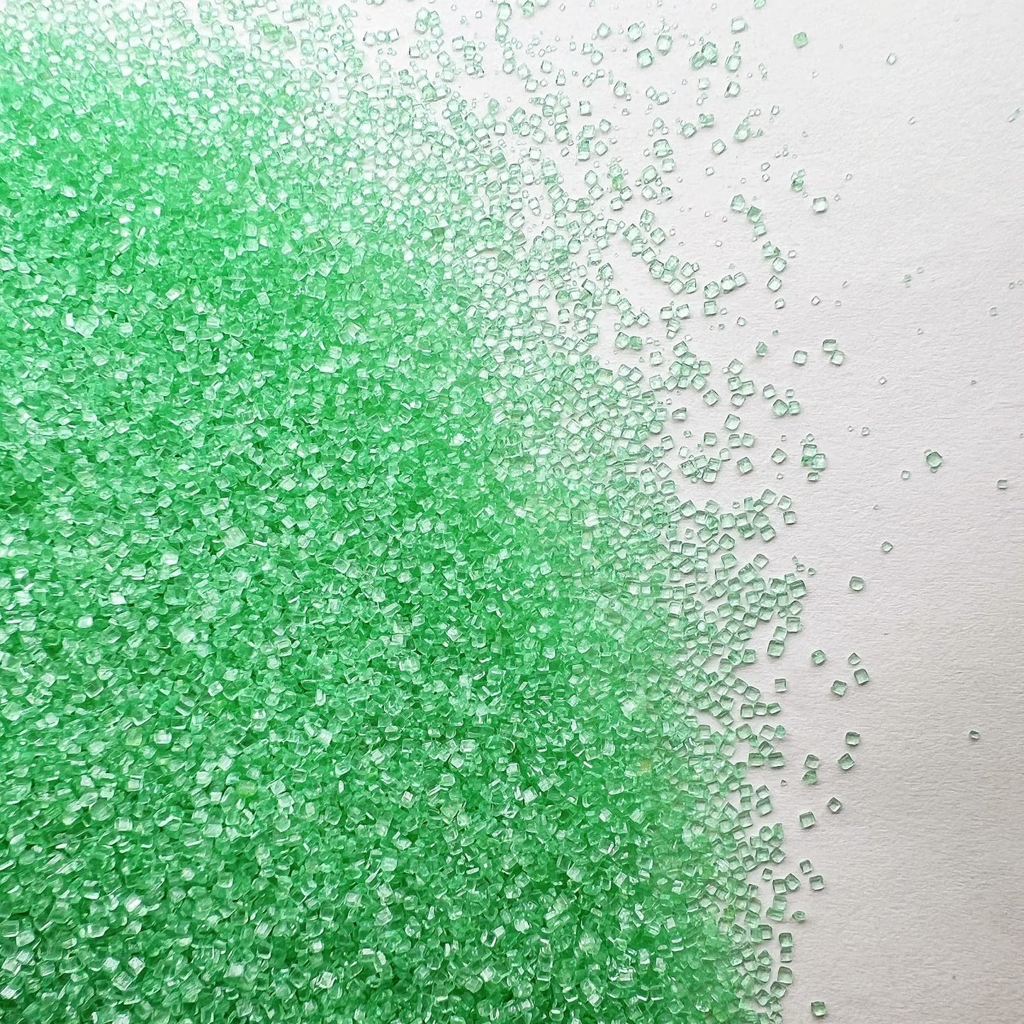 Se Si&Moos Green Sanding Sugar Green Edible Sparkling Sprinkles Sanding Sugar Crystals For Cookie Decorating Edible Glitter Rimm