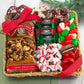 A Gift Inside Holiday Classic Chocolate, Candy & Crunch Gift Basket With Handmade Chocolates, Ghirardelli, Caramel Corn For Gour
