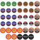 Perfect Samplers High Caffeine Coffee Pods Variety Pack - 40 Count Compatible with Keurig K Cup Makers