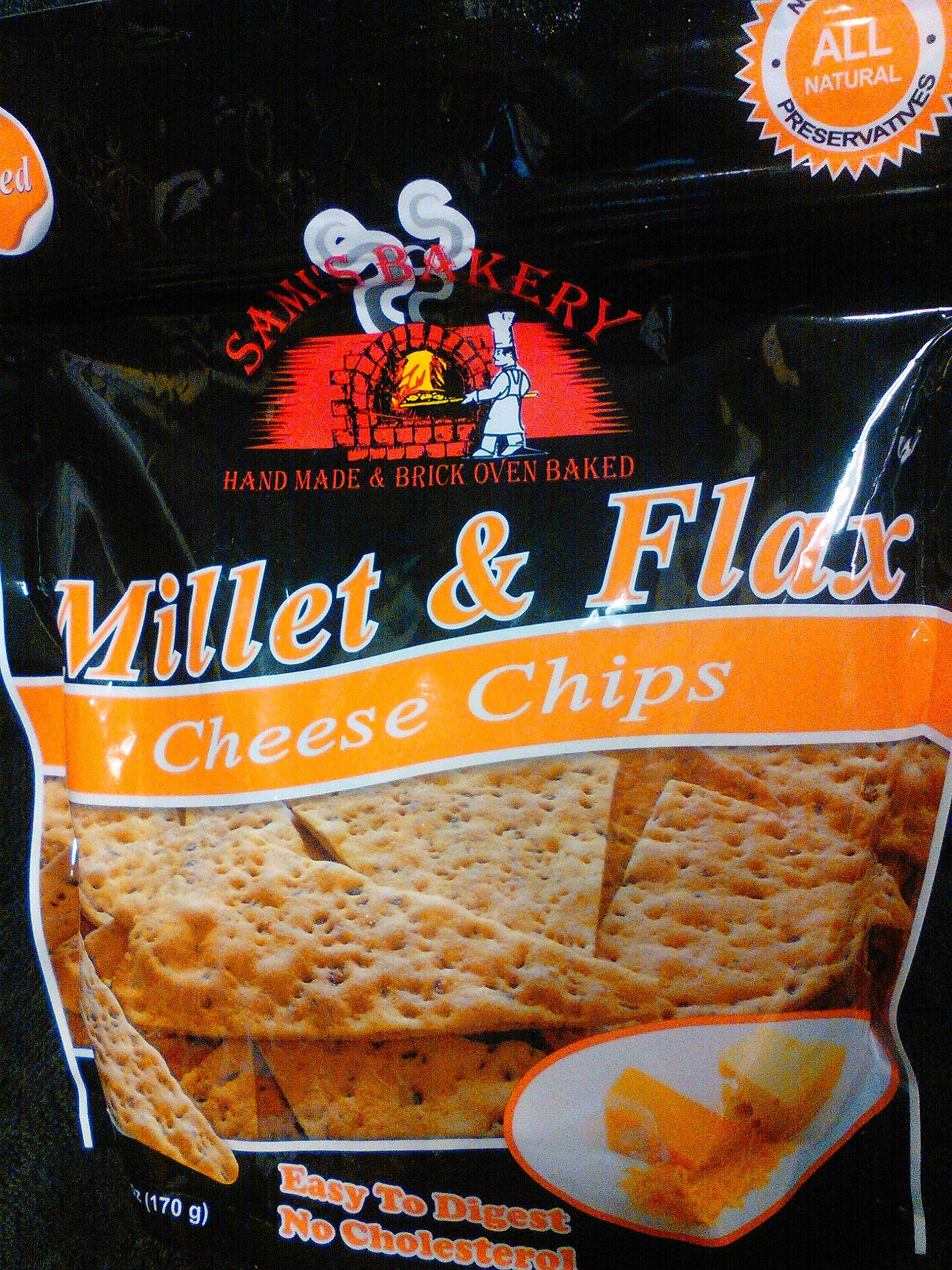 Samis Millet and Flax Cheese Chips