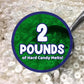 Mint Candy  2 Pounds Candy - Holiday Individually Wrapped - Hard Mints Melts  Bulk Bag for Every Occasion - Holiday
