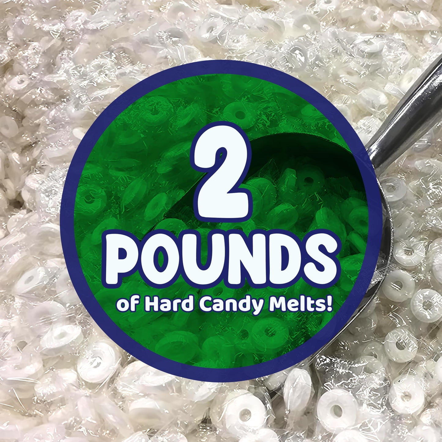Mint Candy  2 Pounds Candy - Holiday Individually Wrapped - Hard Mints Melts  Bulk Bag for Every Occasion - Holiday
