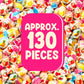 Arcor Fruit Filled Candy - Hard Bulk Candy - 2 Pounds Approx 130 - Candy Variety Pack With Fruit Filled Candy - Hard Candy Soft