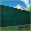 Colourtree Customized Size Fence Screen Privacy Screen Green 5 X 195 - Commercial Grade 170 Gsm - Heavy Duty - 3 Years Warranty