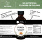 Natural Peach Extract - 2 Oz - Water-Soluble - By Harvest Moon Delights - Peach Extract For Baking, Ice Cream, Drinks, And Candy