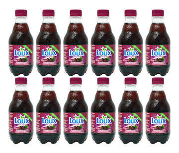 Loux | Greek Soft Drink | Sour Cherry | Pack of 12 | 330ml