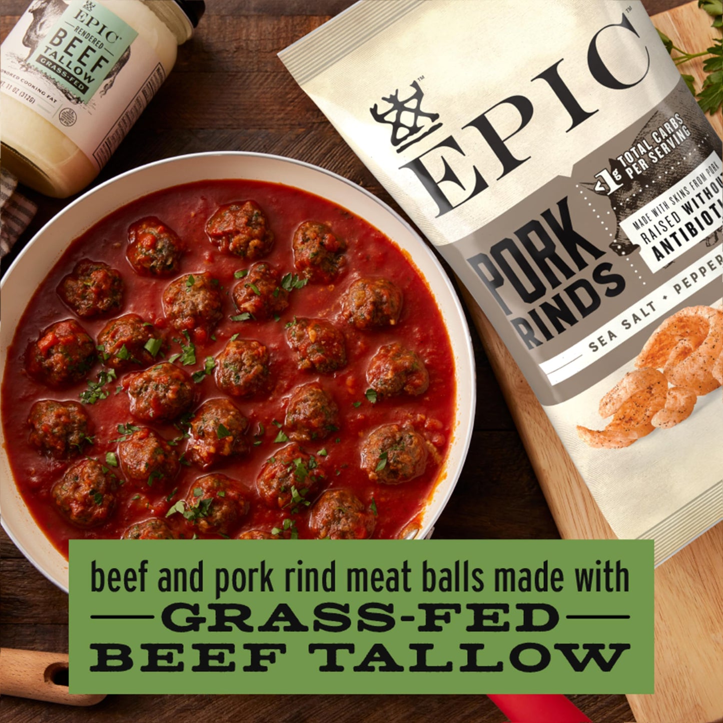 Epic Animal Oil, Beef Tallow, 11 Ounce