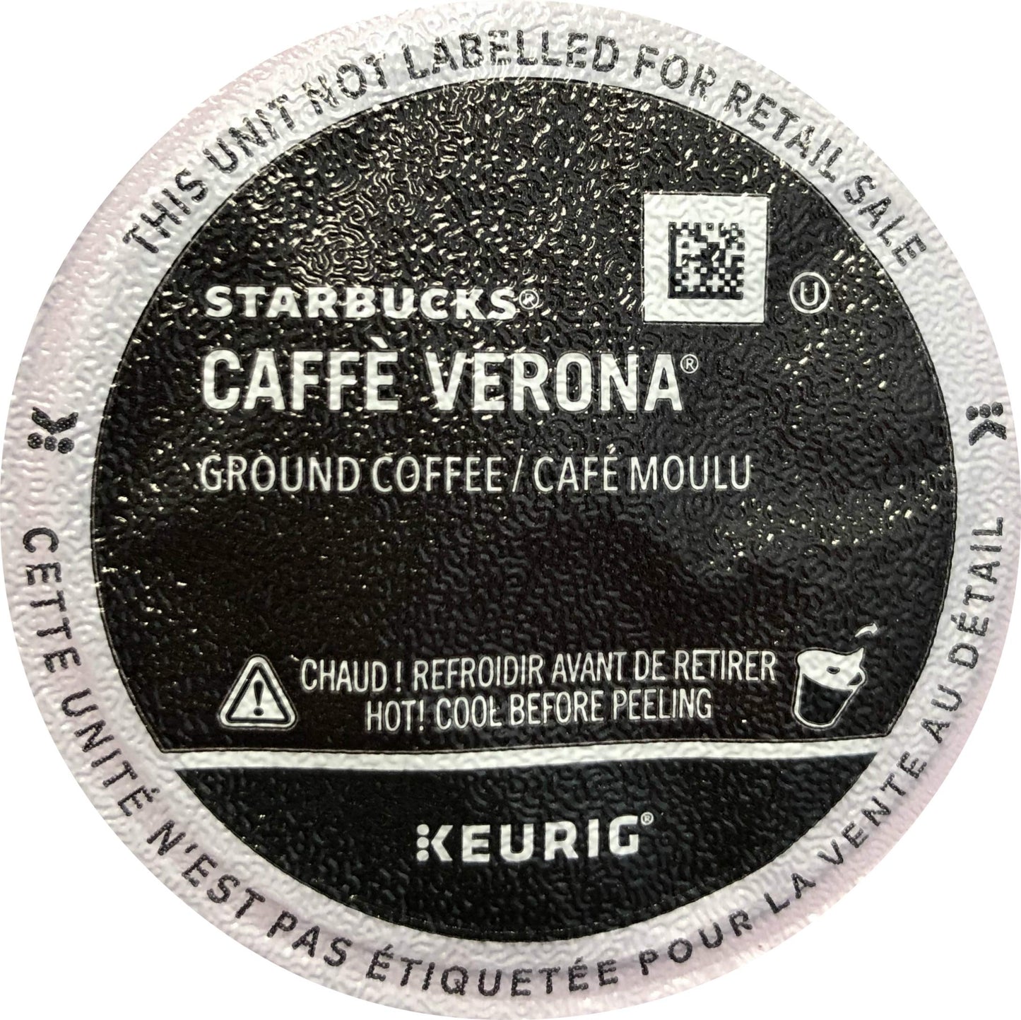 Starbucks Caffe Verona Dark K-Cup Pods for Keurig Brewers, 96 Count, Model 9576