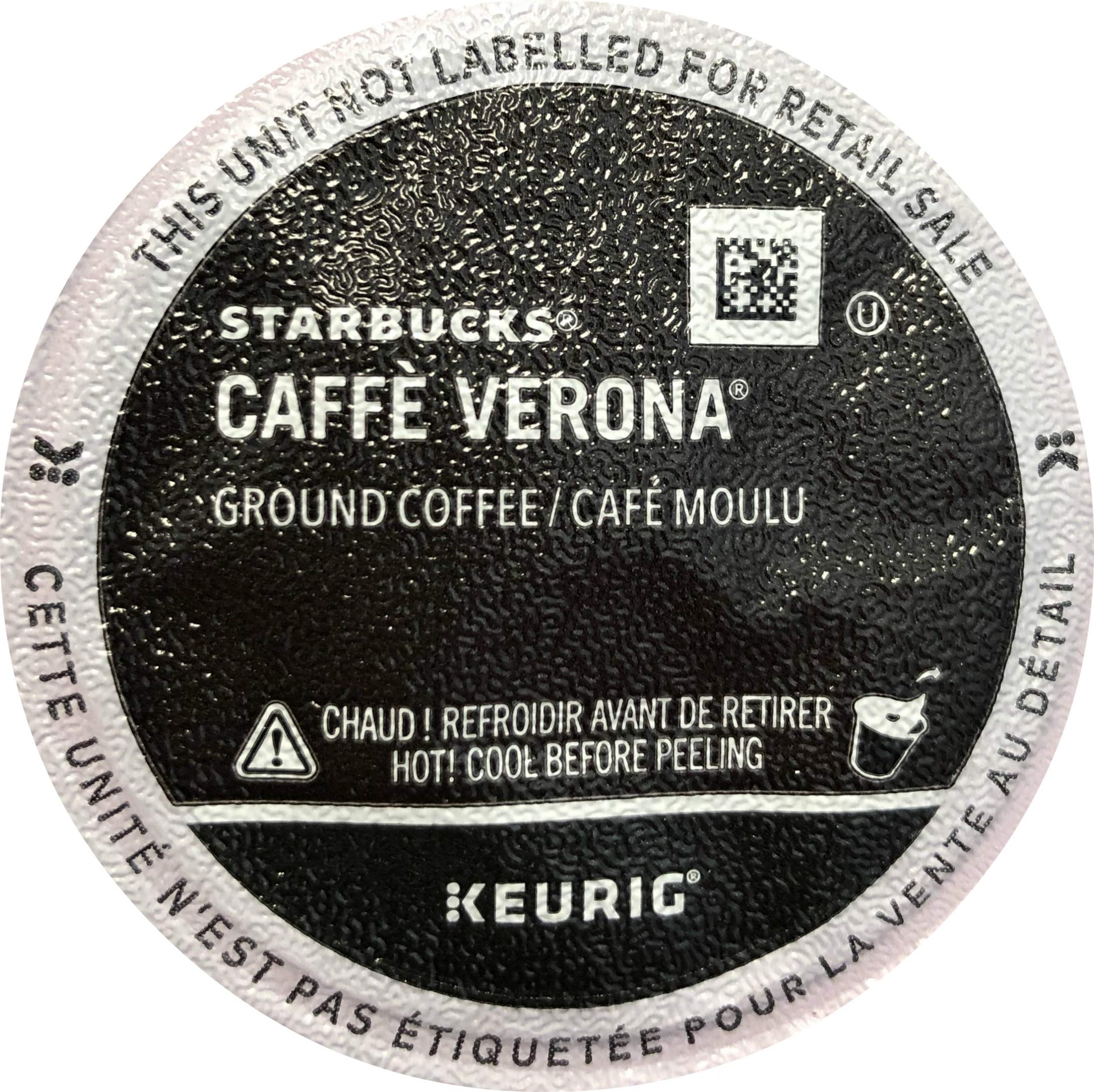 Starbucks Caffe Verona Dark K-Cup Pods for Keurig Brewers, 96 Count, Model 9576