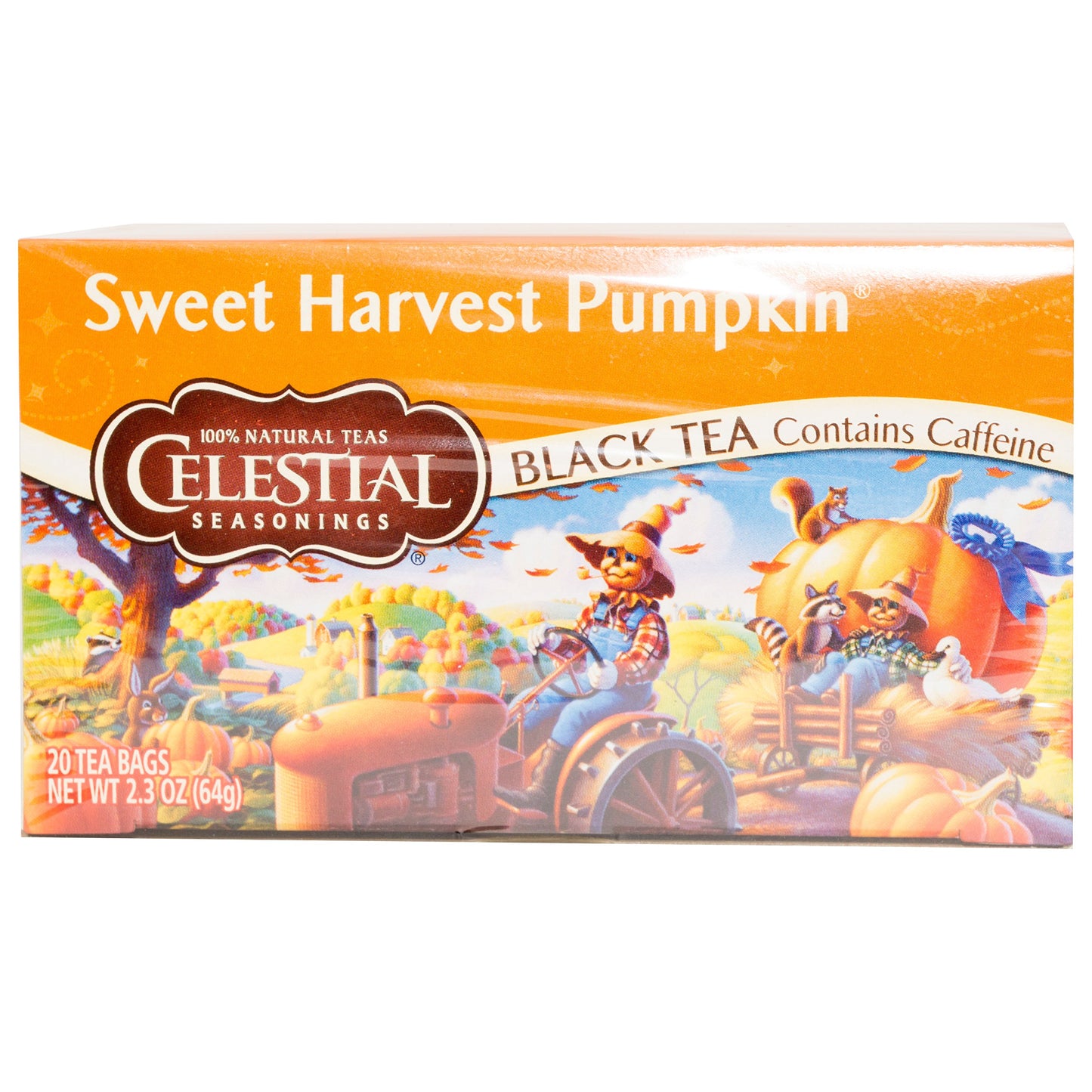 Celestial Seasonings Holiday Pumpkin Pie Black Tea, 20 Count, Pack of 6