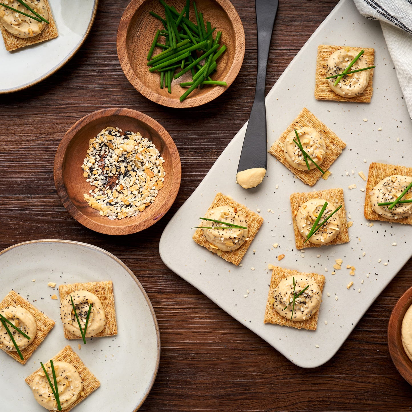 Triscuit Cracked Pepper & Olive Oil Whole Grain Wheat Crackers, Lunch Snacks, Bulk Snack Crackers, 6 - 8.5 oz Boxes